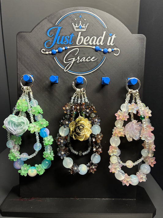 FLORAL PHONE CHAINS & BAG CHARMS