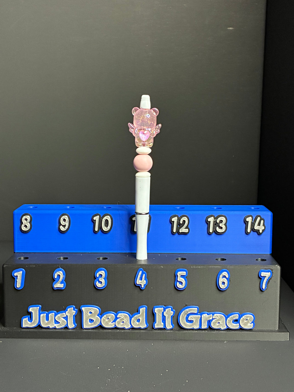 PASTEL ANGEL BEAR BEADED PENS