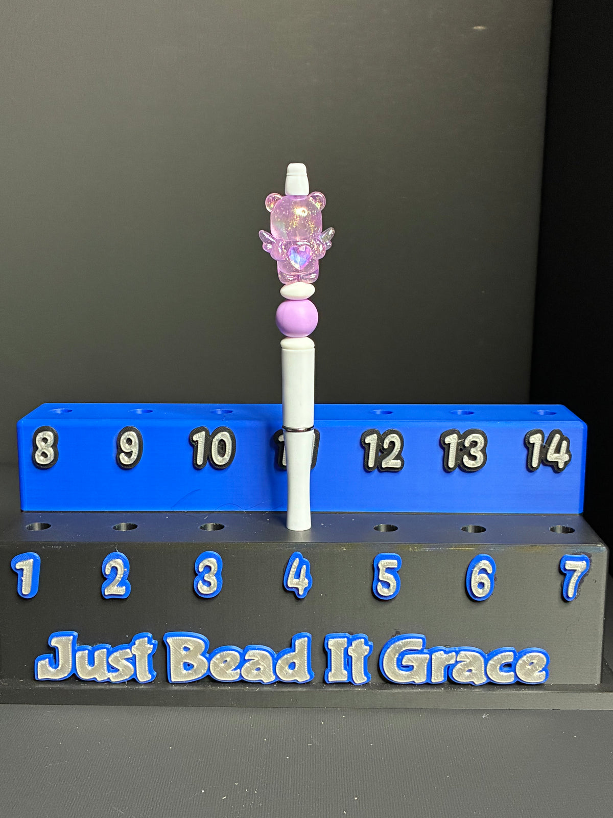 PASTEL ANGEL BEAR BEADED PENS