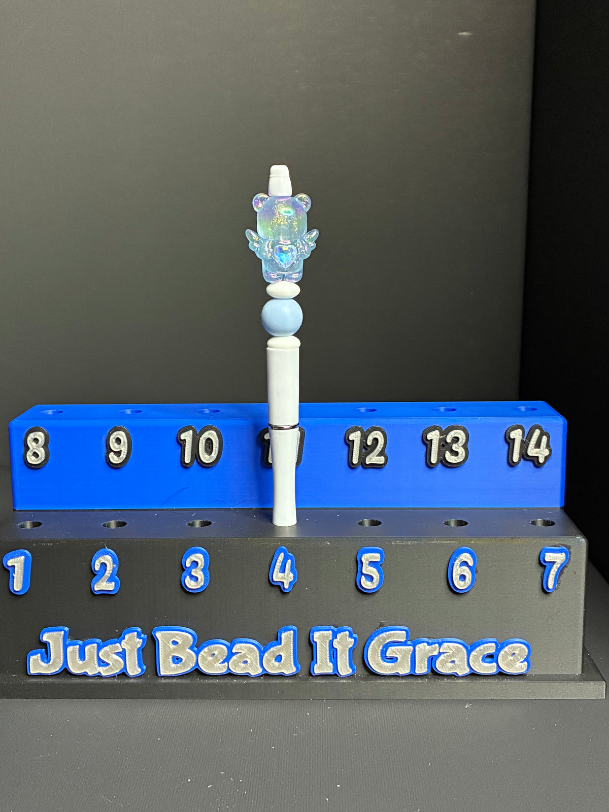 PASTEL ANGEL BEAR BEADED PENS