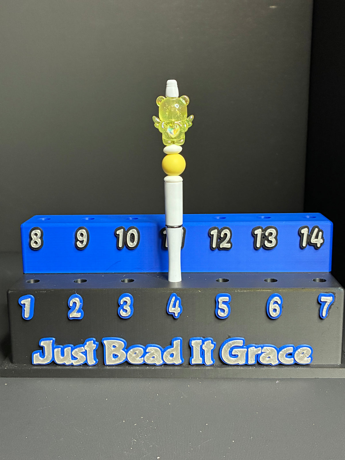 PASTEL ANGEL BEAR BEADED PENS