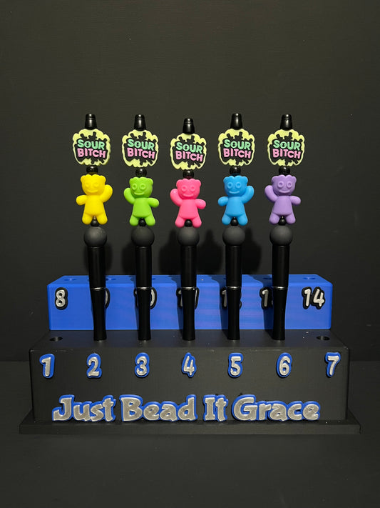 Sour B*tch Patch Kid inspired Beaded Pen