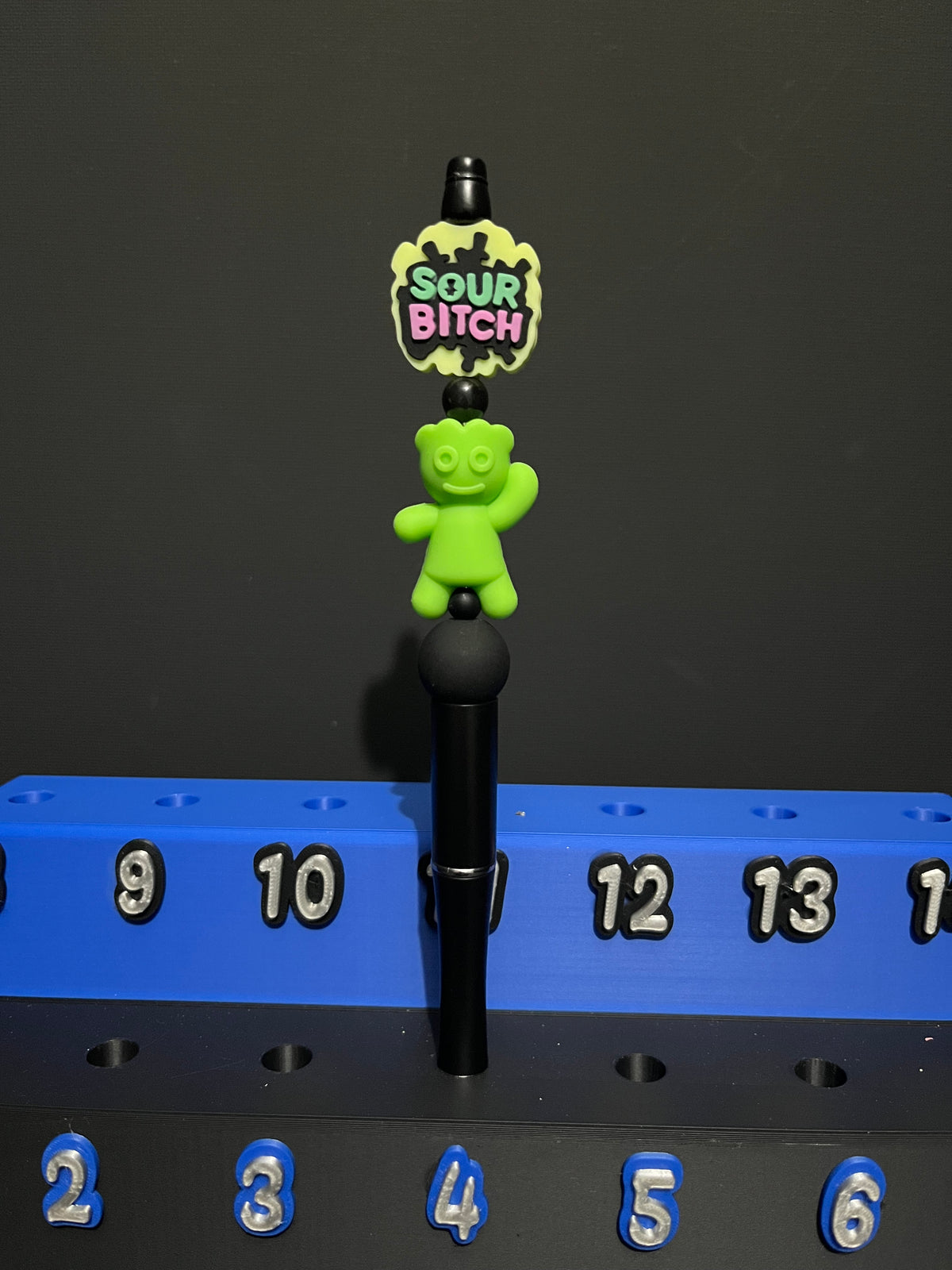 Sour B*tch Patch Kid inspired Beaded Pen