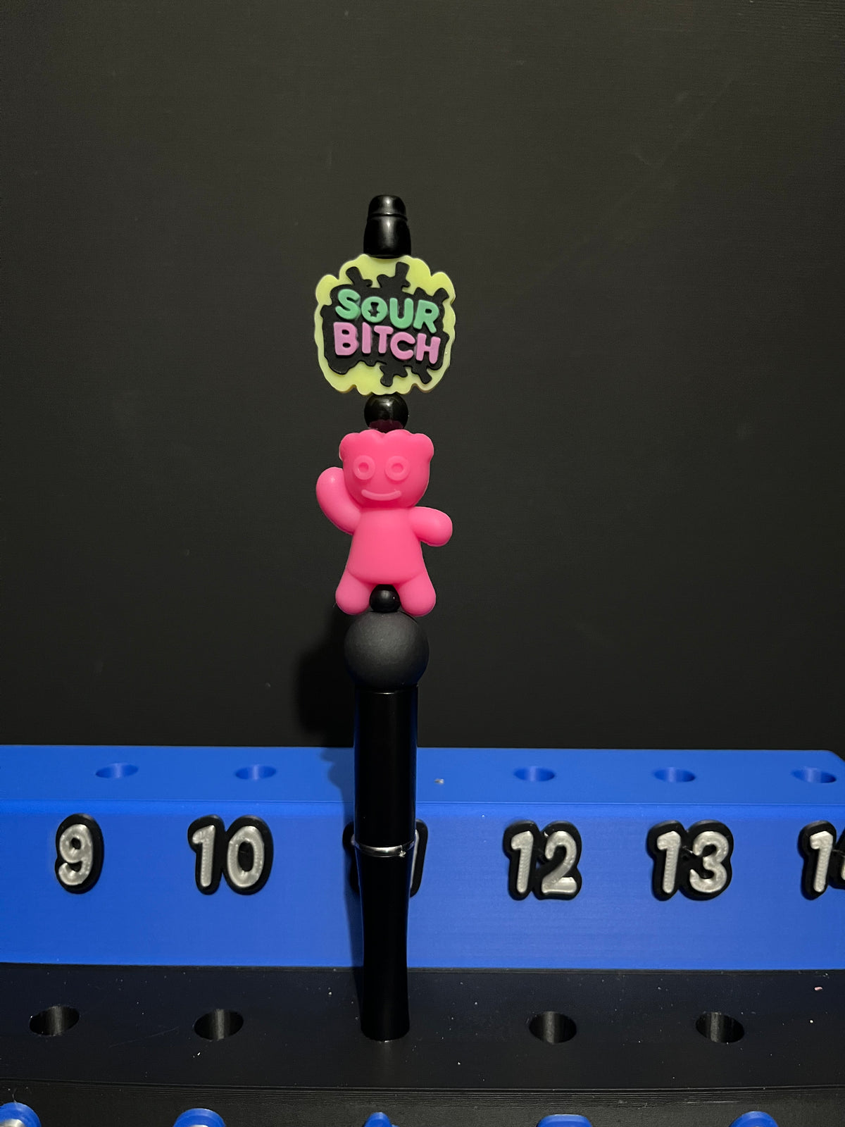 Sour B*tch Patch Kid inspired Beaded Pen